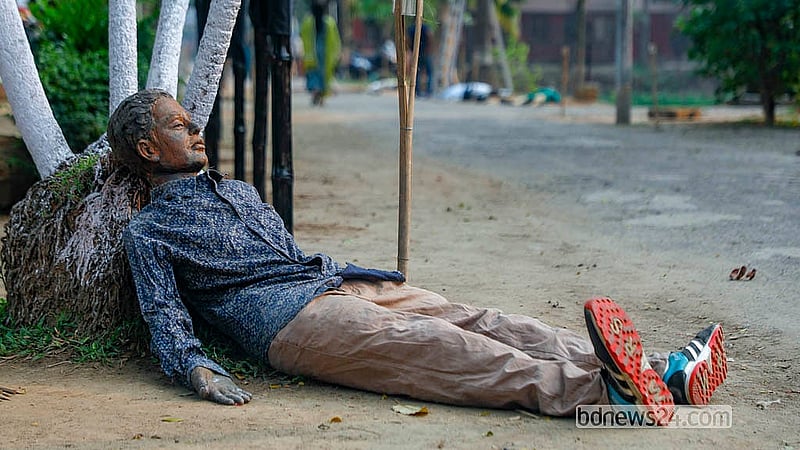 ১৯৭১ সালের ২৫ মার্চ রাতে পাকিস্তানি বাহিনীর চালানো হত্যাযজ্ঞ প্রতীকীভাবে নতুন প্রজন্মের সামনে তুলে ধরে ঢাকা বিশ্ববিদ্যালয়ের জগন্নাথ হল