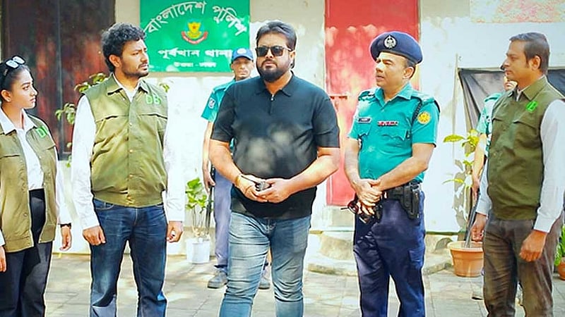 'ব্লাক মানি' নাটকের দৃশ্য। ছবি: বৈশাখী টিভির সৌজন্যে। 