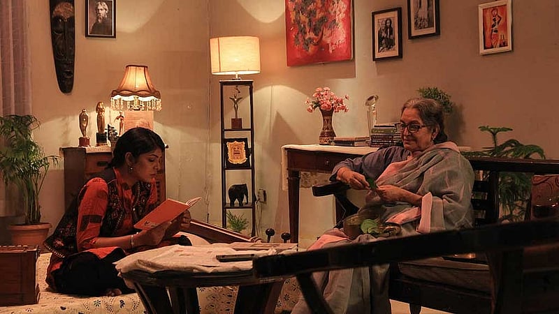 'জলটুঙি' নাটকের দৃশ্য। ছবি: পরিচালকের সৌজন্যে।