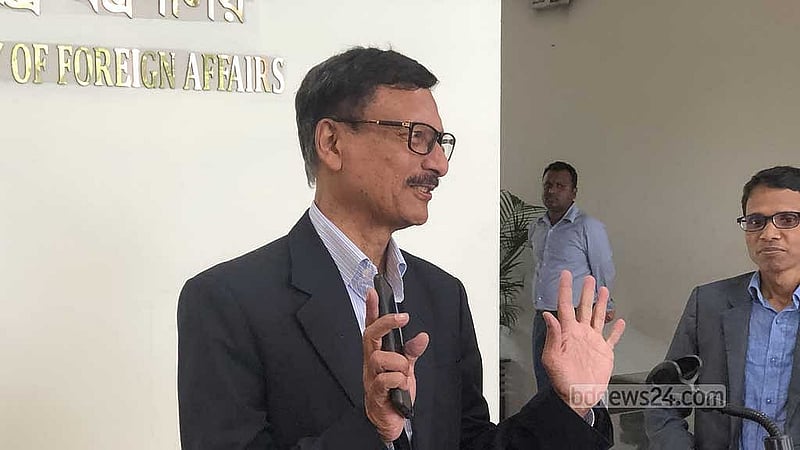 পররাষ্ট্র উপদেষ্টা তৌহিদ হোসেন। ফাইল ছবি।