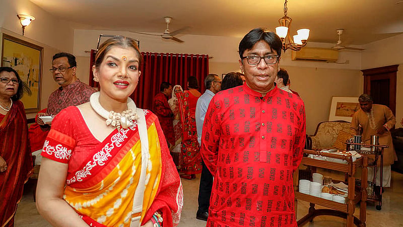 শহীদুজ্জামান সেলিম ও রোজী সিদ্দিকী। 