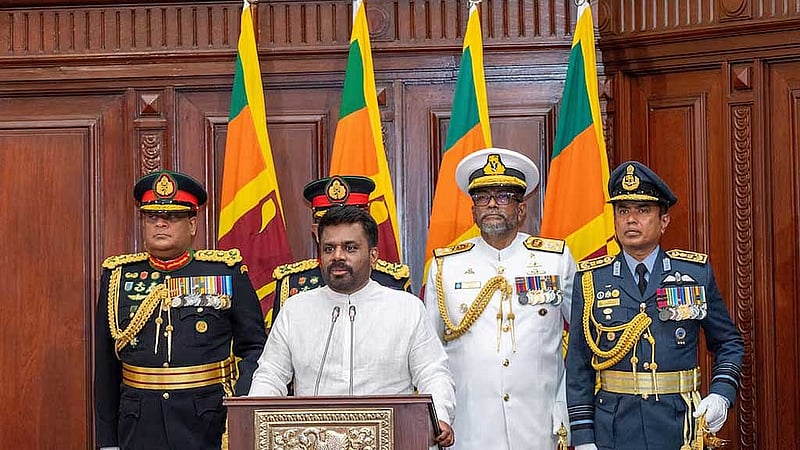 শ্রীলংকার প্রেসিডেন্ট অনুঢ়া কুমারা দিশানায়েকে