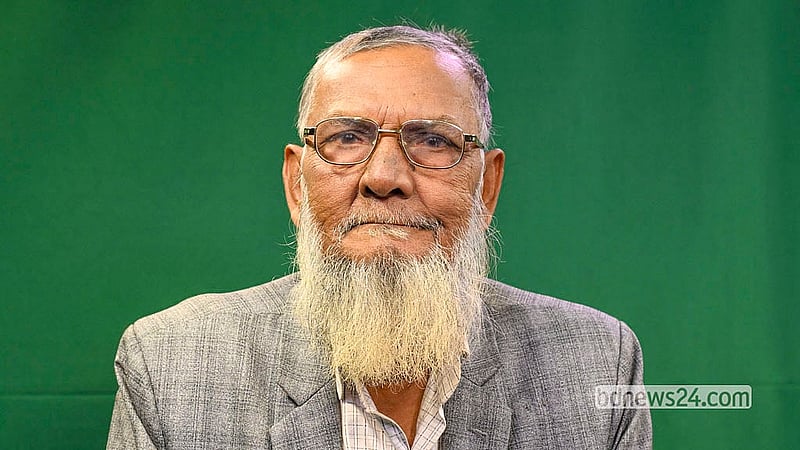 যুদ্ধাহত বীর মুক্তিযোদ্ধা শাহজাহান মিয়া।