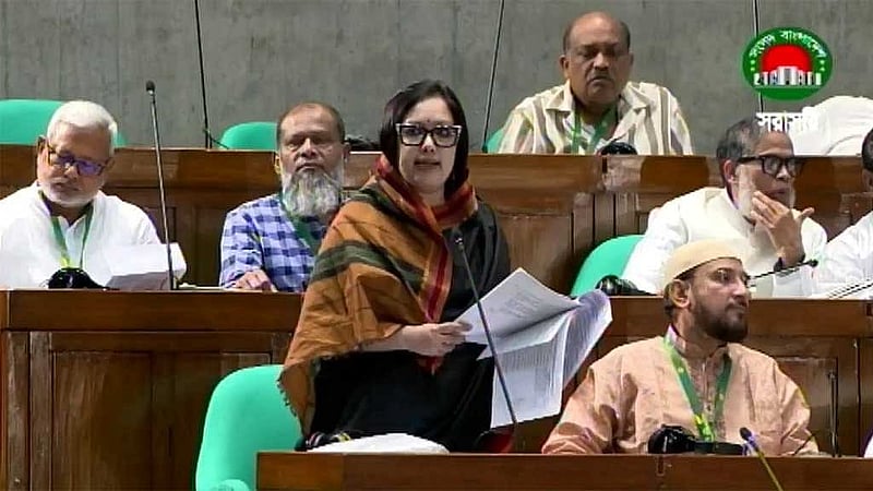 হামে শিশু মৃত্যু ও টিকার ঘাটতে নিয়ে সংসদে সরব হয়েছিলেন স্বতন্ত্র সদস্য রুমিন ফারহানা।