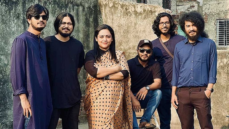 ‘চিরকুট’ ব্যান্ডের সদস্যরা। ছবি: চিরকুটের ফেইসবুক থেকে নেওয়া। 