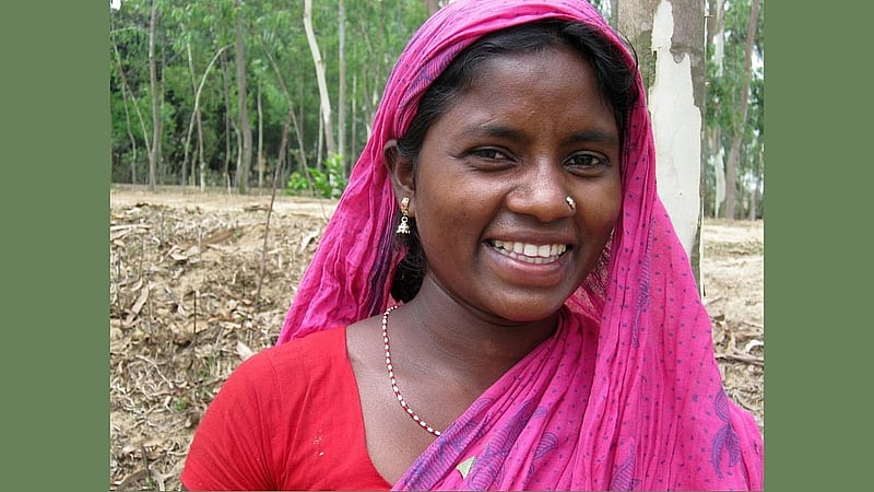 শীতল গাঁওয়ের এক মালো নারী, ছবি: লেখক।