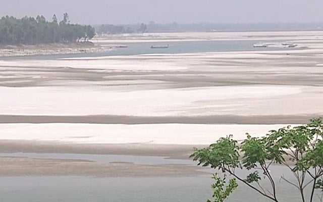মরুকরণের কাছে হার মানছে তিস্তা অববাহিকার সজীব প্রকৃতি। দিন দিন হারিয়ে যাচ্ছে এক সময়ের মাথা উঁচু করে দাঁড়িয়ে থাকা মহীরুহগুলো। হারিয়ে যাচ্ছে জীববৈচিত্র্য। ছবি: বিডিনিউজ টোয়েন্টিফোর ডটকম
