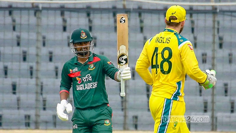 মিরপুর শের-ই-বাংলা জাতীয় ক্রিকেট স্টেডিয়ামে রোববার প্রথমবার অর্ধশত রানের ইনিংস খেলেন বাংলাদেশের লিটন কুমার দাস