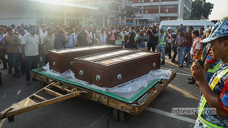 সৌদি আরবের রিয়াদে অগ্নিকাণ্ডে নিহতদের লাশ বৃহস্পতিবার এসেছে হযরত শাহজালাল আন্তর্জাতিক বিমানবন্দরে