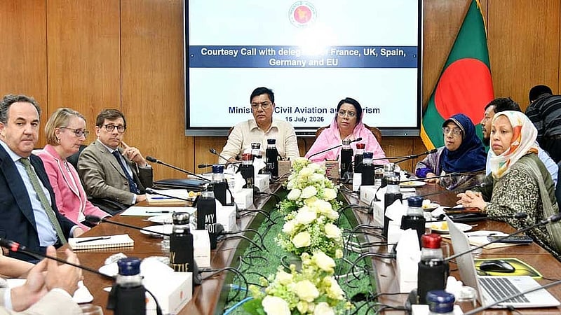 যুক্তরাজ্য, ফ্রান্স, জার্মানি, স্পেন এবং ইউরোপীয় ইউনিয়নের রাষ্ট্রদূত ও প্রতিনিধিরা বুধবার সরকারের বিমান মন্ত্রী ও প্রতিমন্ত্রীর সঙ্গে সাক্ষাত করেন।