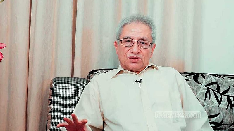 আসন্ন বাজেট নিয়ে বিডিনিউজ টোয়েন্টিফোর ডটকমের ইনসাইড আউট আলোচনা অনুষ্ঠানে অর্থনীতিবিদ জাহিদ হোসেন।