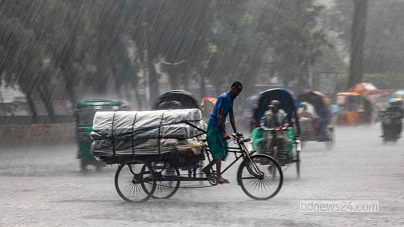 জ্যৈষ্ঠের শেষ সপ্তাহে মৌসুমী বায়ুর প্রভাবে দেশের বিভিন্ন স্থানে ঝরছে বৃষ্টি। বুধবার ঢাকা বিশ্ববিদ্যালয় এলাকা থেকে তোলা