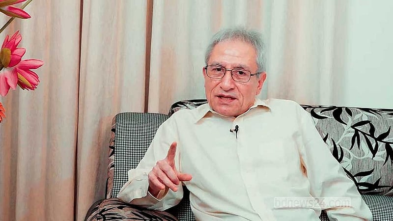 আসন্ন বাজেট নিয়ে বিডিনিউজ টোয়েন্টিফোর ডটকমের ইনসাইড আউট আলোচনা অনুষ্ঠানে অর্থনীতিবিদ জাহিদ হোসেন।
