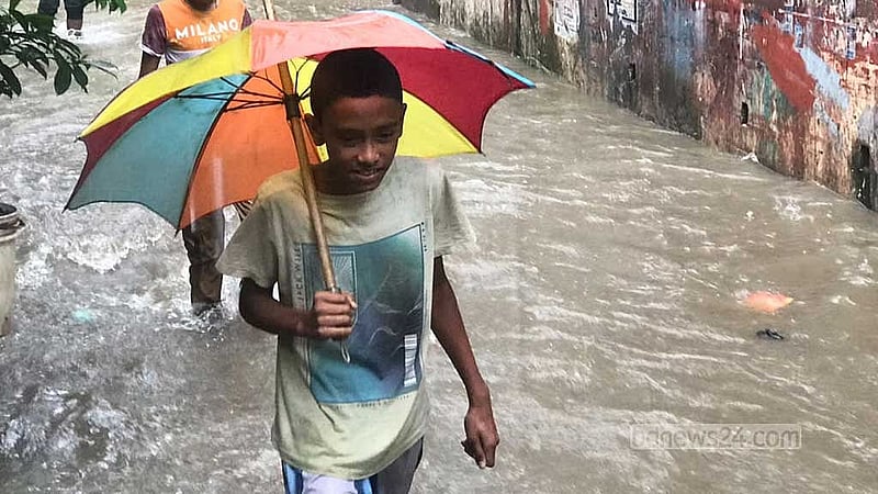 এনায়েত বাজারের গোয়ালপাড়া এলাকায়।ছবি- সুমন বাবু