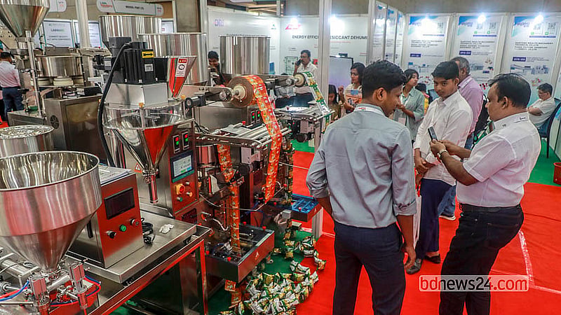 ঢাকার ইন্টারন্যাশনাল কনভেনশন সিটি বসুন্ধরায় ‘ফুডপ্রো এক্সপোতে’ খাদ্য প্রক্রিয়াজাতকরণ ও প্যাকেজিং যন্ত্রাংশও স্থান পায়
