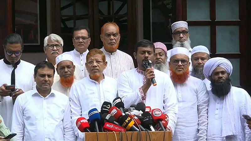 এনসিপির মুখ্য সমন্বয়ক নাসীরুদ্দীন পাটওয়ারী।
