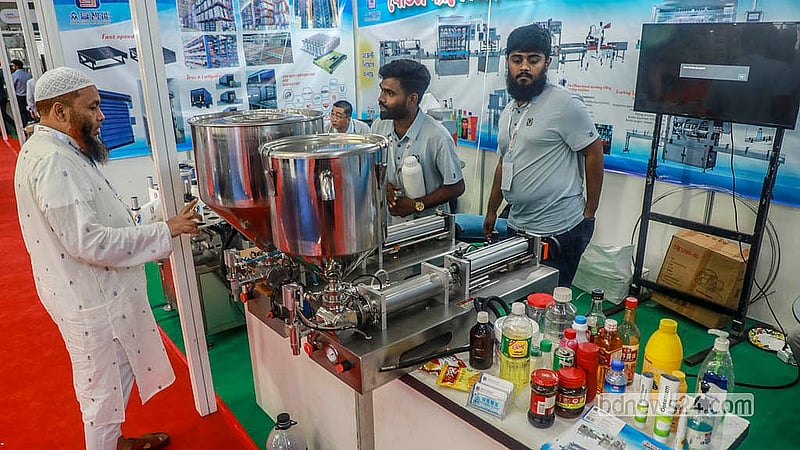 ঢাকার ইন্টারন্যাশনাল কনভেনশন সিটি বসুন্ধরায় ‘ফুডপ্রো এক্সপোতে’ খাদ্য প্রক্রিয়াজাতকরণ ও প্যাকেজিং যন্ত্রাংশও স্থান পায়