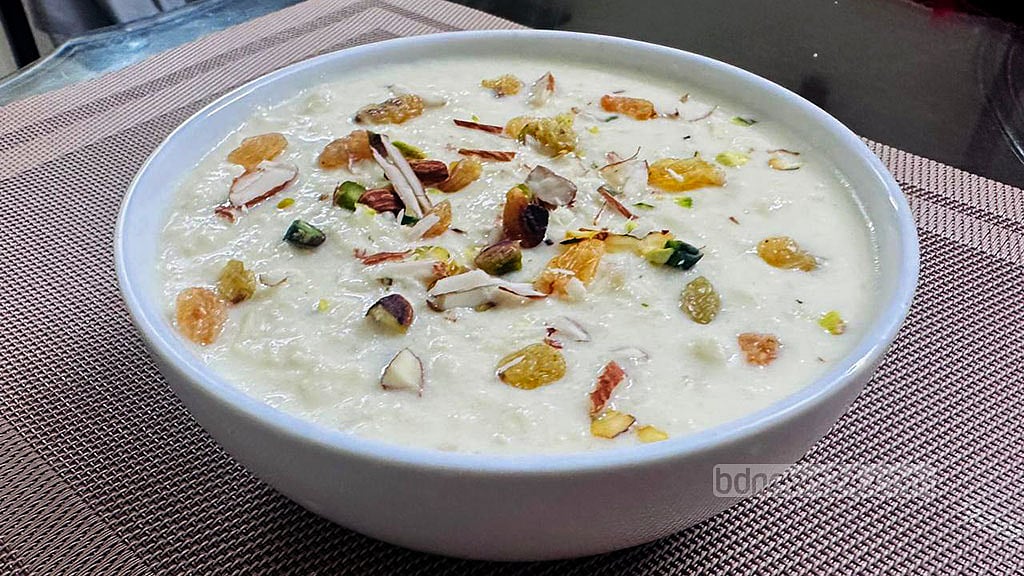 মুখ মিষ্টিতে ছানার পায়েস