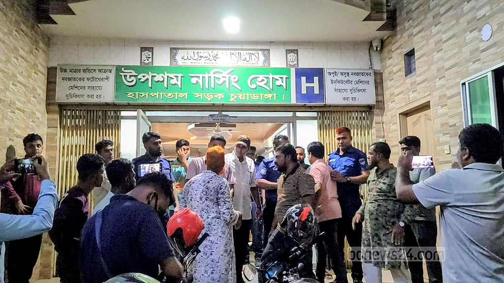 চুয়াডাঙ্গায় পিত্তথলির অস্ত্রোপচারকালে রোগীর মৃত্যু, ক্লিনিক ভাঙচুর