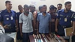 নড়াইলে আদালত এলাকা থেকে দেশীয় অস্ত্রসহ আটক ১১