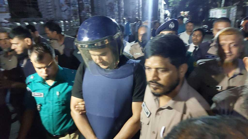 ক্যান্টনমেন্ট থানার সাবেক ওসি রাকিবুল ৫ দিনের রিমান্ডে