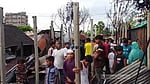 গাজীপুরে অগ্নিকাণ্ড: পুড়ল দুই কলোনির ২৩টি ঘর, ৫টি দোকান