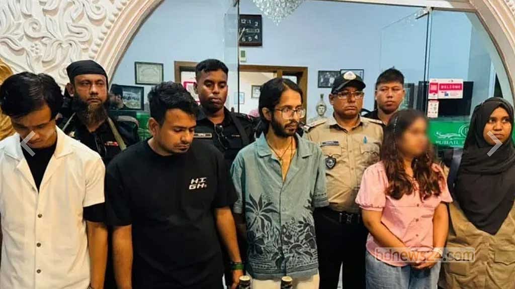 গাজীপুরে রিসোর্টে অভিযান, মাদকসহ গ্রেপ্তার ৪