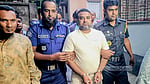 বগুড়ায় হাতকড়া পরে মায়ের জানাজায় আওয়ামী লীগ নেতা