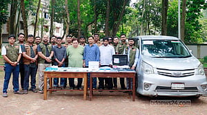 মৌলভীবাজারে কথিত সীমানা পিলার-কয়েন দেখিয়ে কোটি টাকা আত্মসাৎ, গ্রেপ্তার ৪