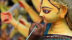 প্রতিমা গড়ার ব্যস্ততা