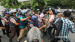 ডিপি ওয়ার্ল্ডকে টার্মিনাল: আন্দোলনকারীদের লাঠিপেটা করল পুলিশ