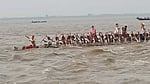 রাজবাড়ীতে নৌকা বাইচে দুই নৌকার মাঝিদের মারামারি, আহত ১৪