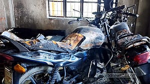 নেত্রকোণায় গ্রামীণ ব্যাংকে বিস্ফোরণ-আগুন, পুড়ল বাইক-নথি