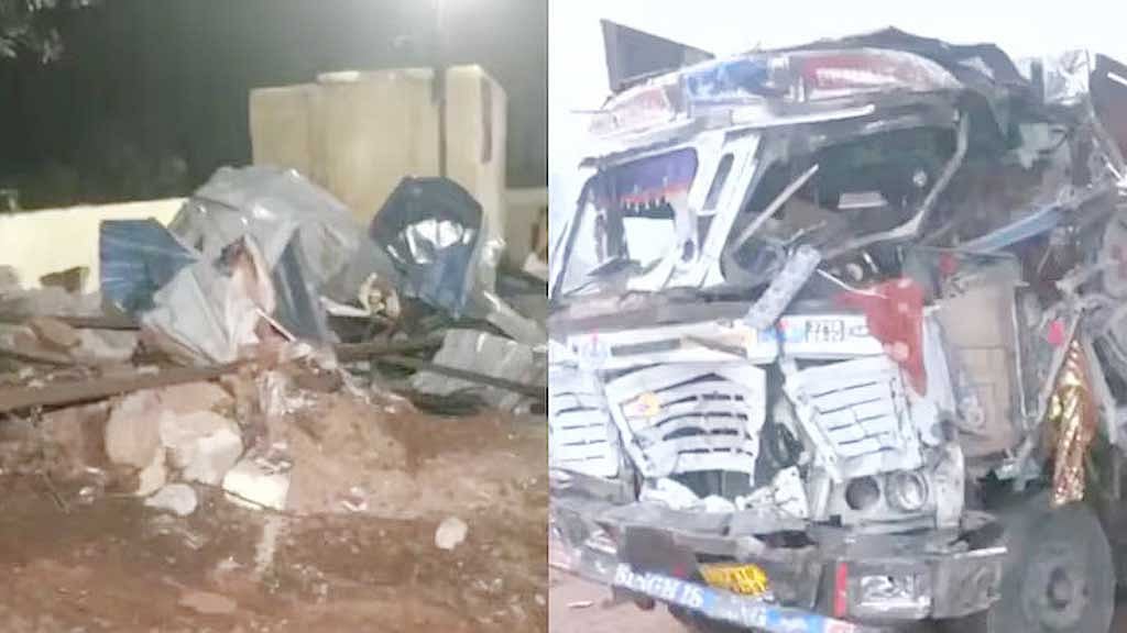 মধ্যপ্রদেশে মন্দিরের কাছে ট্রাক চাপায় নিহত ১২
