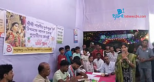 দুর্গাপূজা উপলক্ষে রায়পুরায় শঙ্খধ্বনি ও কুইজ প্রতিযোগিতা