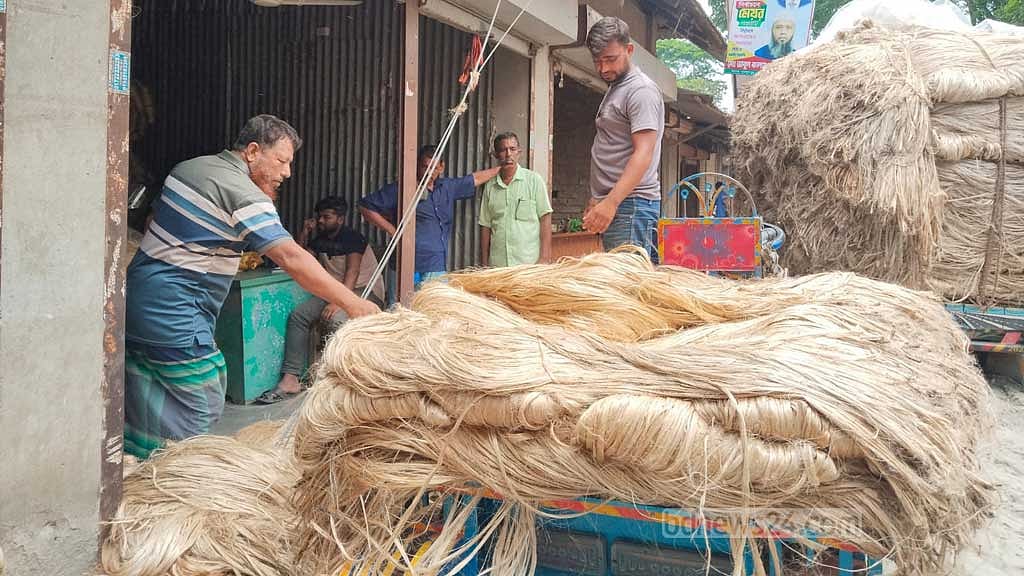 পাটের ভাল দাম পেয়ে গোপালগঞ্জে কৃষকের মুখে হাসির ঝিলিক