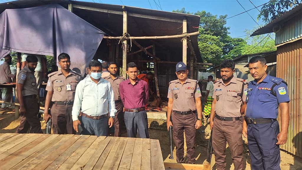 শেরপুরের মাংসের ৩ দোকানিকে জরিমানা