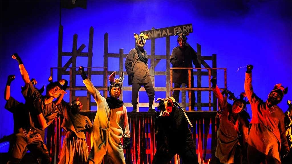 শিল্পকলায় রবীন্দ্র সৃজনকলার নাটক ‘এনিমেল ফার্ম’