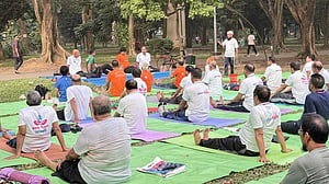 রমনা পার্কে যোগচর্চার মহাসমাবেশ