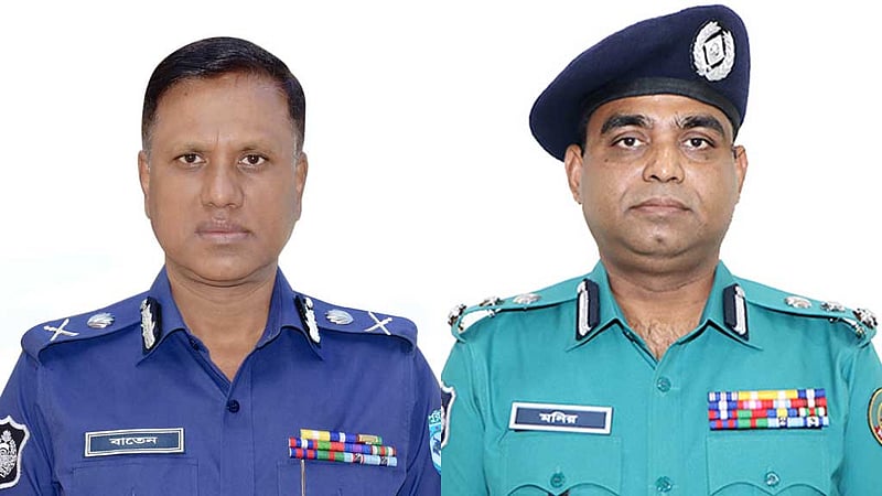 রংপুরের ডিআইজি, পুলিশ কমিশনার বাধ্যতামূলক অবসরে
