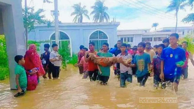 কুমিল্লায় বন্যার পানিতে ডুবে প্রাণ গেল দুই শিশুর