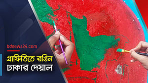 দেশ গড়ার বার্তায় রঙিন ঢাকা