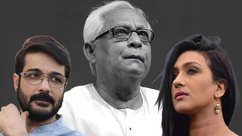 ‘সাদা ধুতি-পাঞ্জাবির এক সাদামাটা মানুষ ছিলেন তিনি’, বুদ্ধদেবের প্রয়াণে শোকার্ত টালিগঞ্জ
