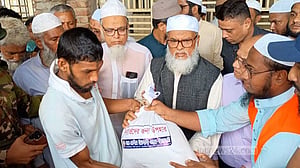 দুর্যোগে আলেম-ওলামারা সবার আগে এগিয়ে আসেন: খালিদ হোসেন