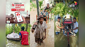 বন্যার্তদের ত্রাণ দিচ্ছে রবি, টাওয়ার চালু ৭০ শতাংশের বেশি
