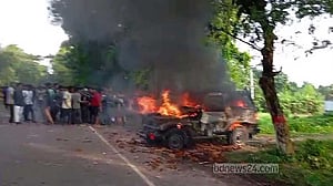 সেনার গাড়িতে হামলা: গোপালগঞ্জ আওয়ামী লীগের দুঃখ প্রকাশ