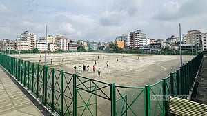 জগন্নাথকে ধুপখোলা মাঠের কিছু অংশ বুঝিয়ে দিল জেলা প্রশাসন