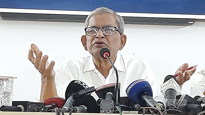 প্রার্থনা করি সম্বিত ফিরুক: ফখরুল