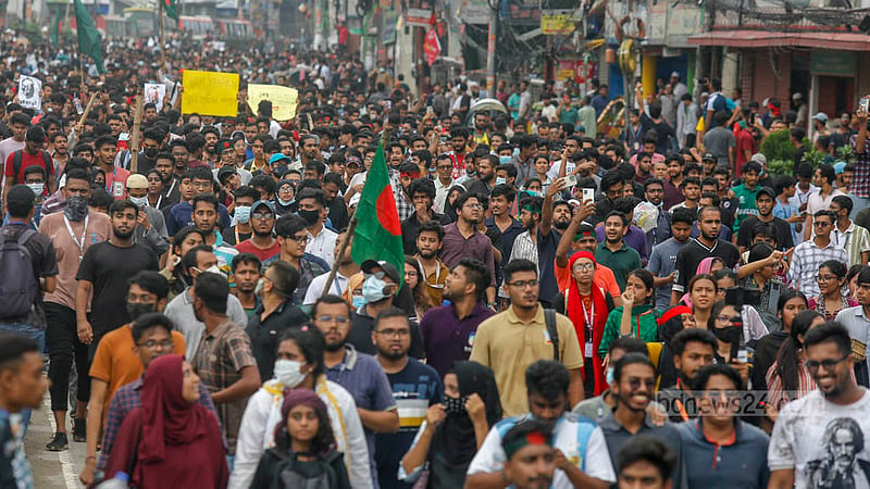 বৈষম্যবিরোধী ছাত্র আন্দোলনের নেতৃত্বে এখন ১৫৮ জন