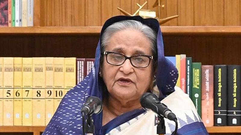 নাশকতাকারীদের কেউ ছাত্র নয়: শেখ হাসিনা